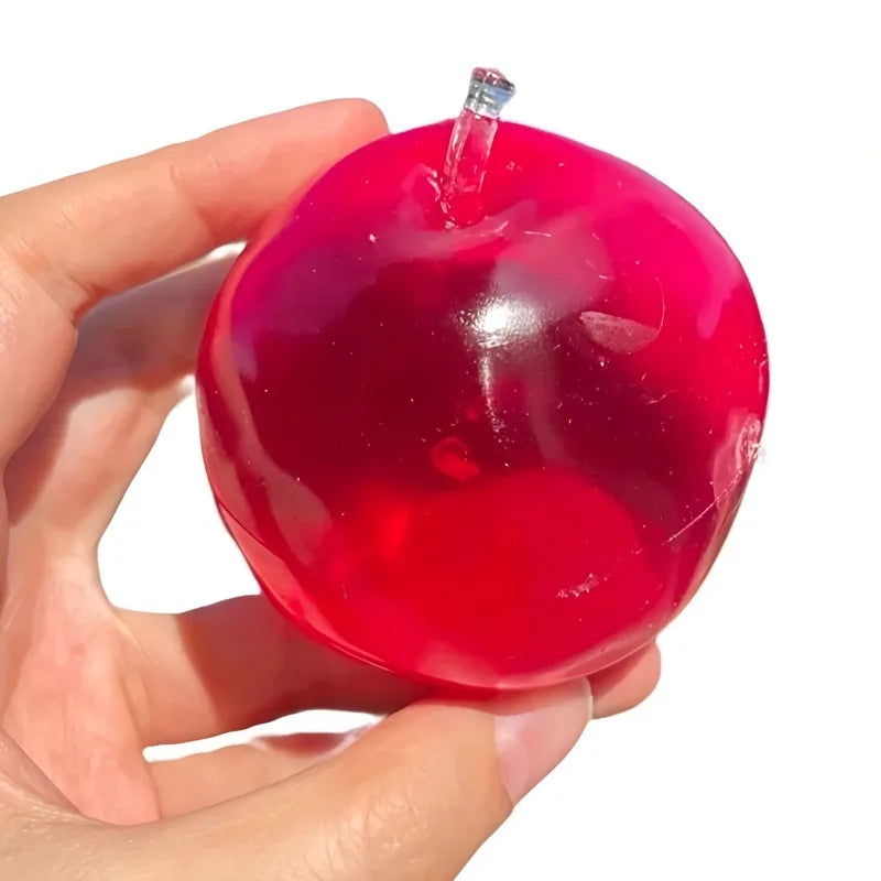 Crystal Red Apple Stress Ball